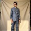 Grey full sleeve men shirt