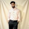 Light Pink Full Sleeve Men Shirt