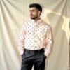 Light Pink Full Sleeve Men Shirt