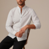 Plain White Cotton Shirt For Men